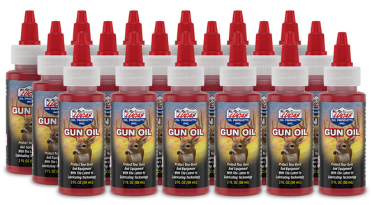 Lucas Oil Gun Oil - Lubricant / Protectant - Conventional - 2 oz Squeeze Bottle - Set of 18