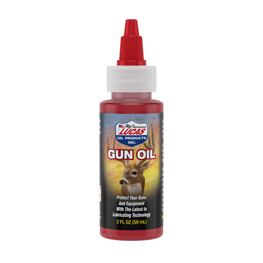 Lucas Oil Gun Oil - Lubricant / Protectant - Conventional - 2 oz Squeeze Bottle - Each
