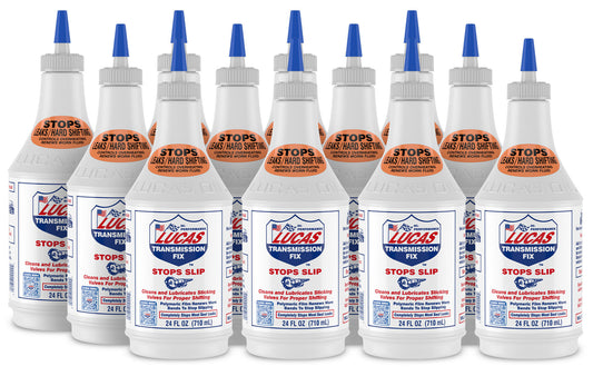 Lucas Oil Transmission Fluid Additive - Transmission Fix - 24 oz Bottle - Set of 12