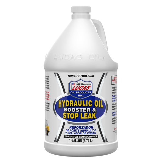 Lucas Oil Hydraulic Oil Additive - Booster and Stop Leak - 1 gal Jug - Each