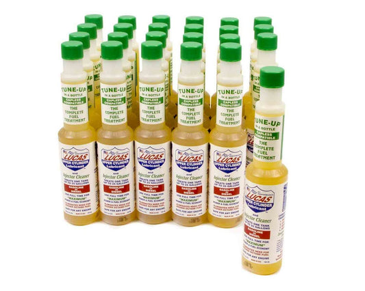 Lucas Oil Fuel Additive - Upper Cylinder Lube - System Cleaner - Lubricant - 5.25 oz Bottle - Diesel / Gas - Set of 24