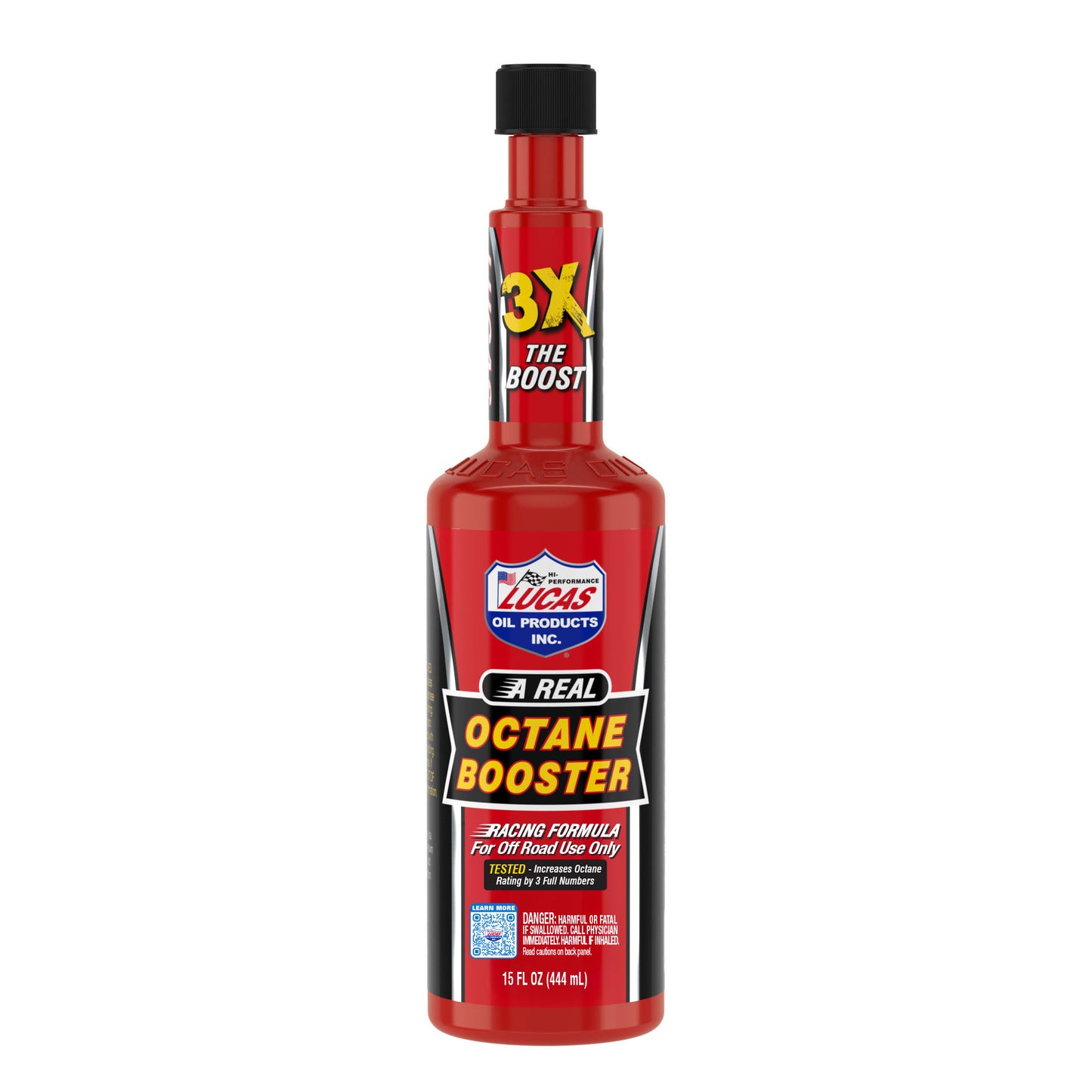 Lucas Oil Fuel Additive - Octane Booster - 15 oz Bottle - Gas - Each