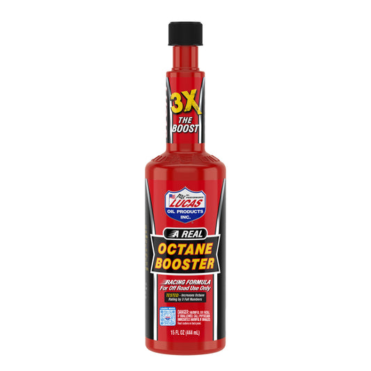 Lucas Oil Fuel Additive - Octane Booster - 15 oz Bottle - Gas - Each