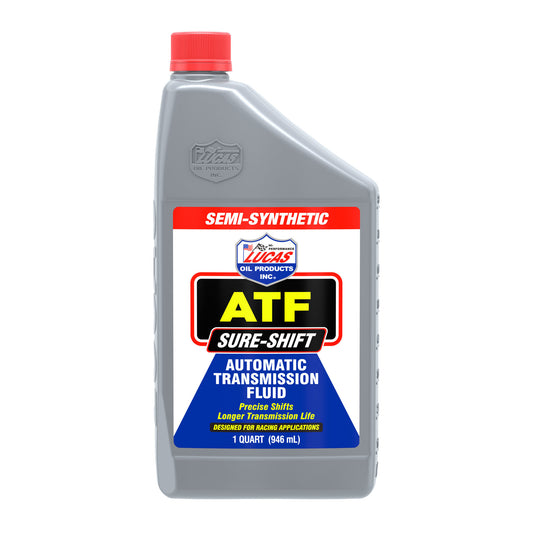 Lucas Oil Transmission Fluid - Sure Shift - ATF - Semi-Synthetic - 1 qt Bottle - Each