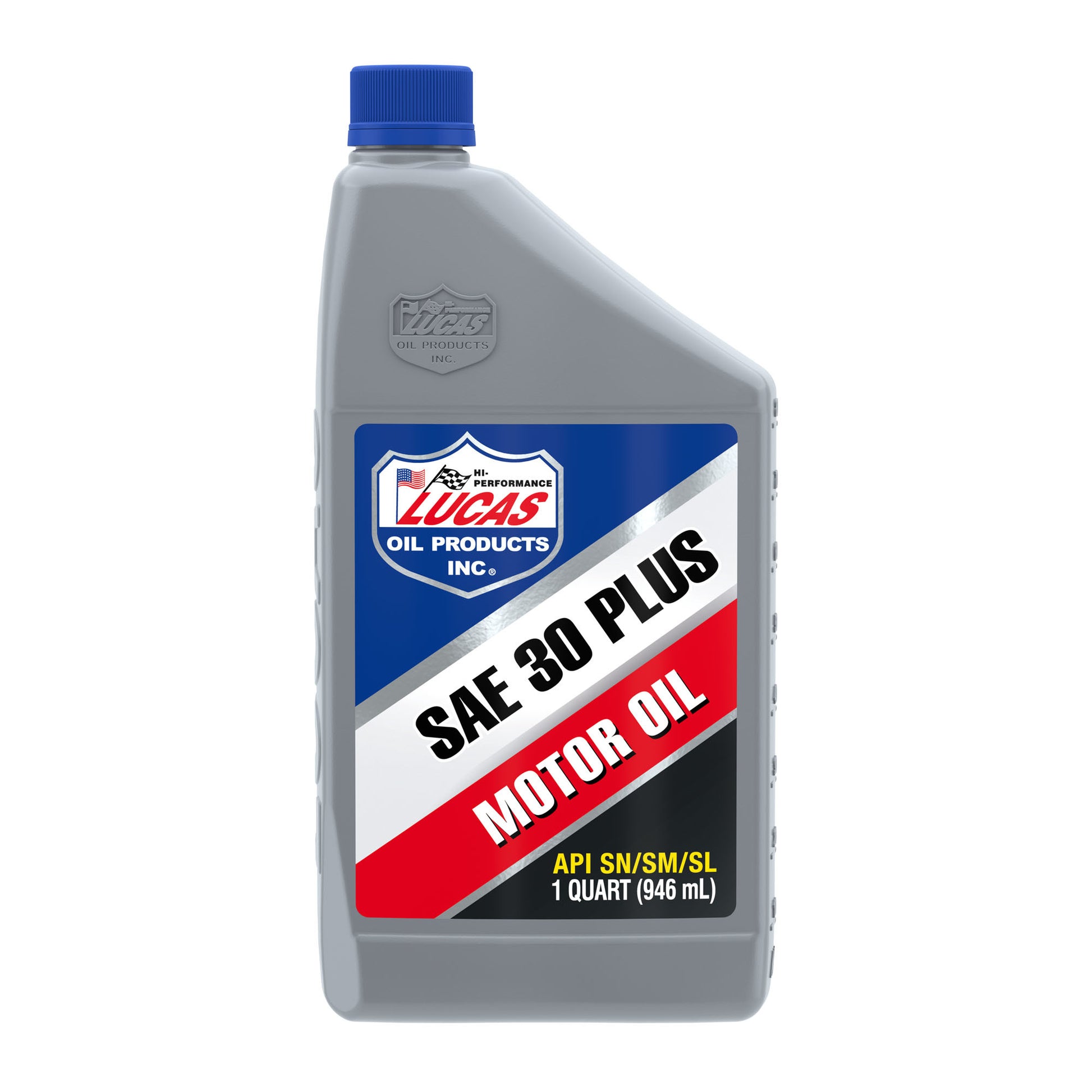 Lucas Oil Motor Oil - 30 WT Plus - 30W - Conventional - 1 qt Bottle - Each