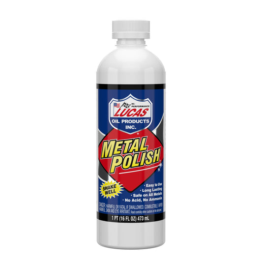 Lucas Oil Metal Polish - 16 oz Bottle - Each