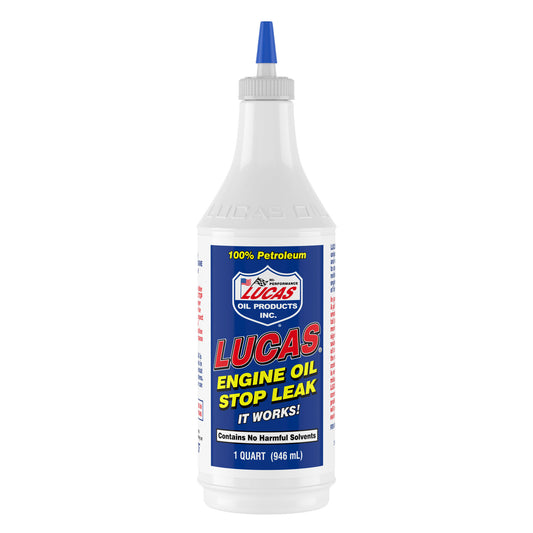 Lucas Oil Motor Oil Additive - Stop Leak - 1 qt Bottle - Each