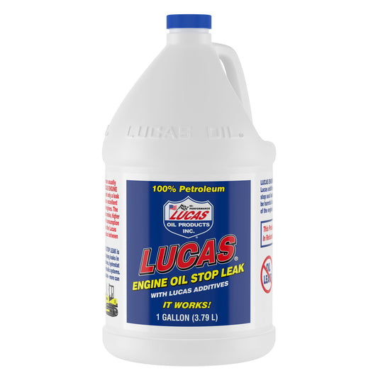Lucas Oil Motor Oil Additive - Stop Leak - 1 gal Jug - Each