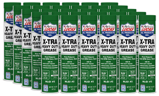 Lucas Oil Grease - X-Tra Heavy Duty - Conventional - 14.5 oz Cartridge - Set of 30