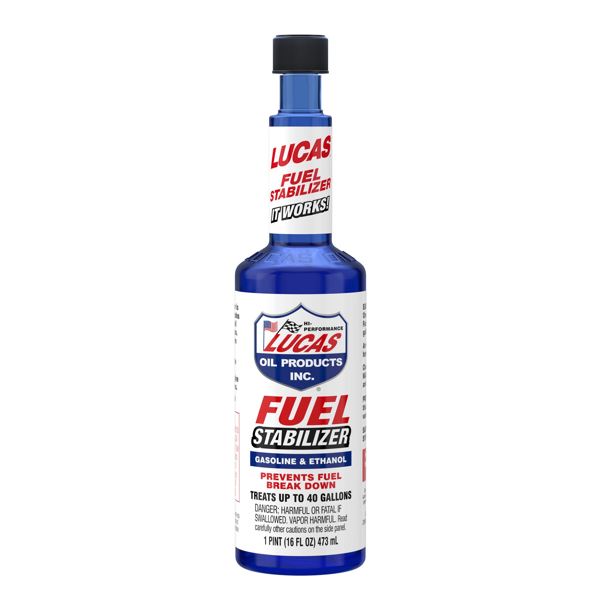 Lucas Oil Fuel Additive - Stabilizer - 15 oz Bottle - Gas - Each