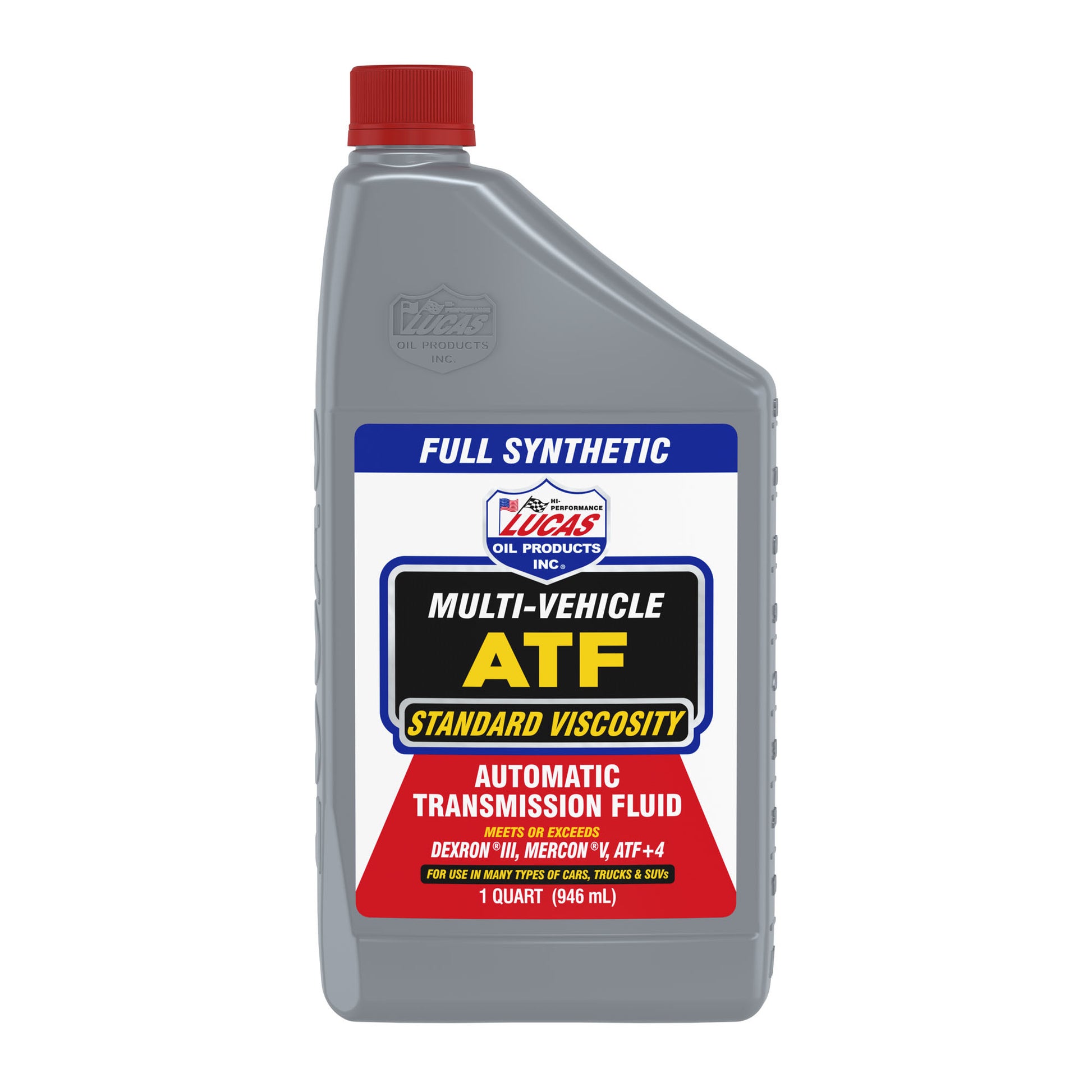 Lucas Oil Transmission Fluid - Multi-Vehicle - ATF - Synthetic - 1 qt Bottle - Each