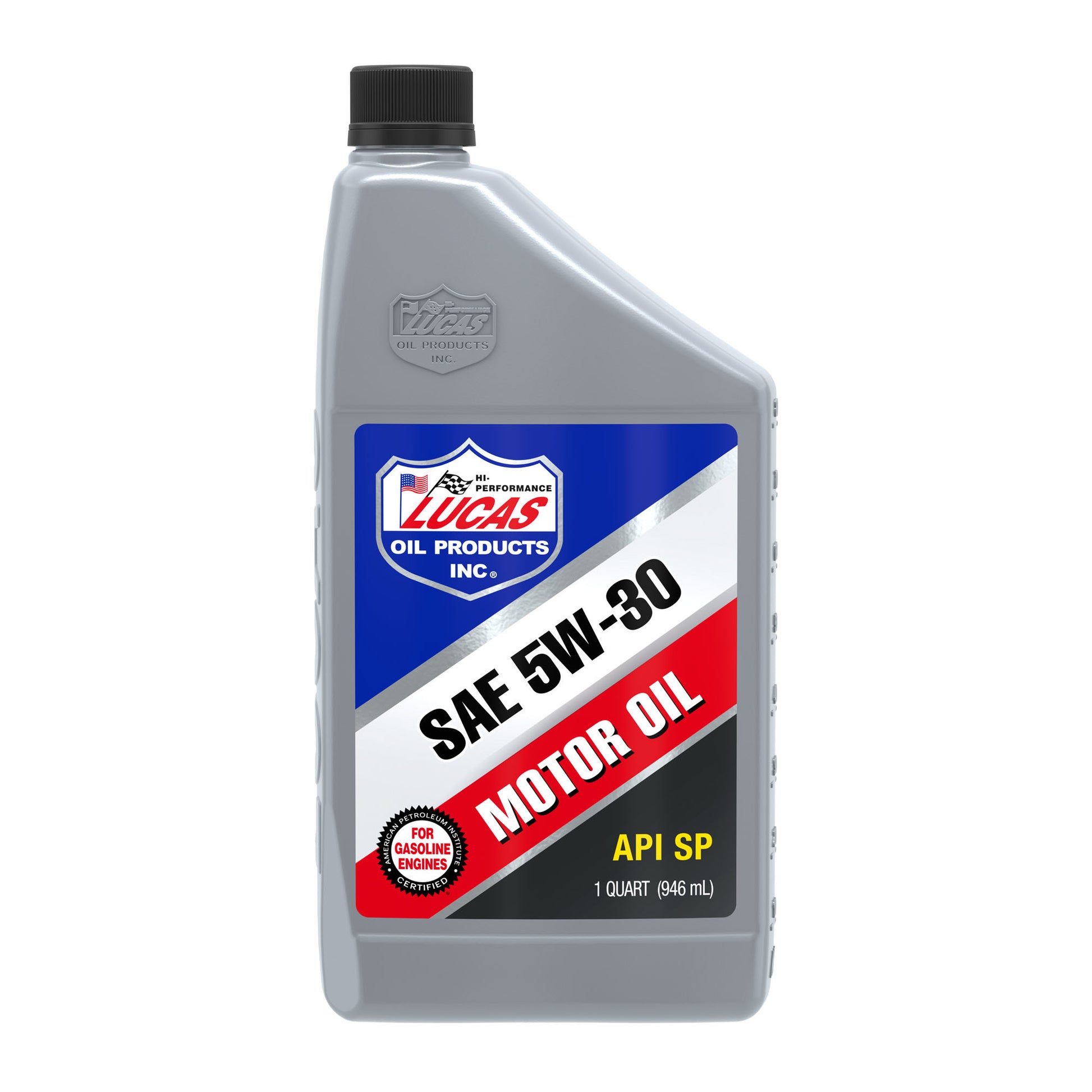 Lucas Oil Motor Oil - High Performance - 5W30 - Conventional - 1 qt Bottle - Each