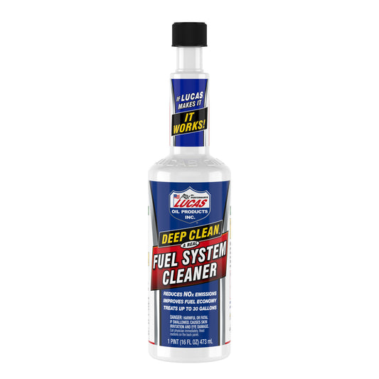 Lucas Oil Fuel Additive - Deep Clean - Fuel System Cleaner - 16 oz Bottle - Gas - Each