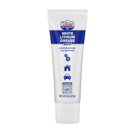 Lucas Oil Grease - White Lithium - Conventional - 8 oz Tube - Each