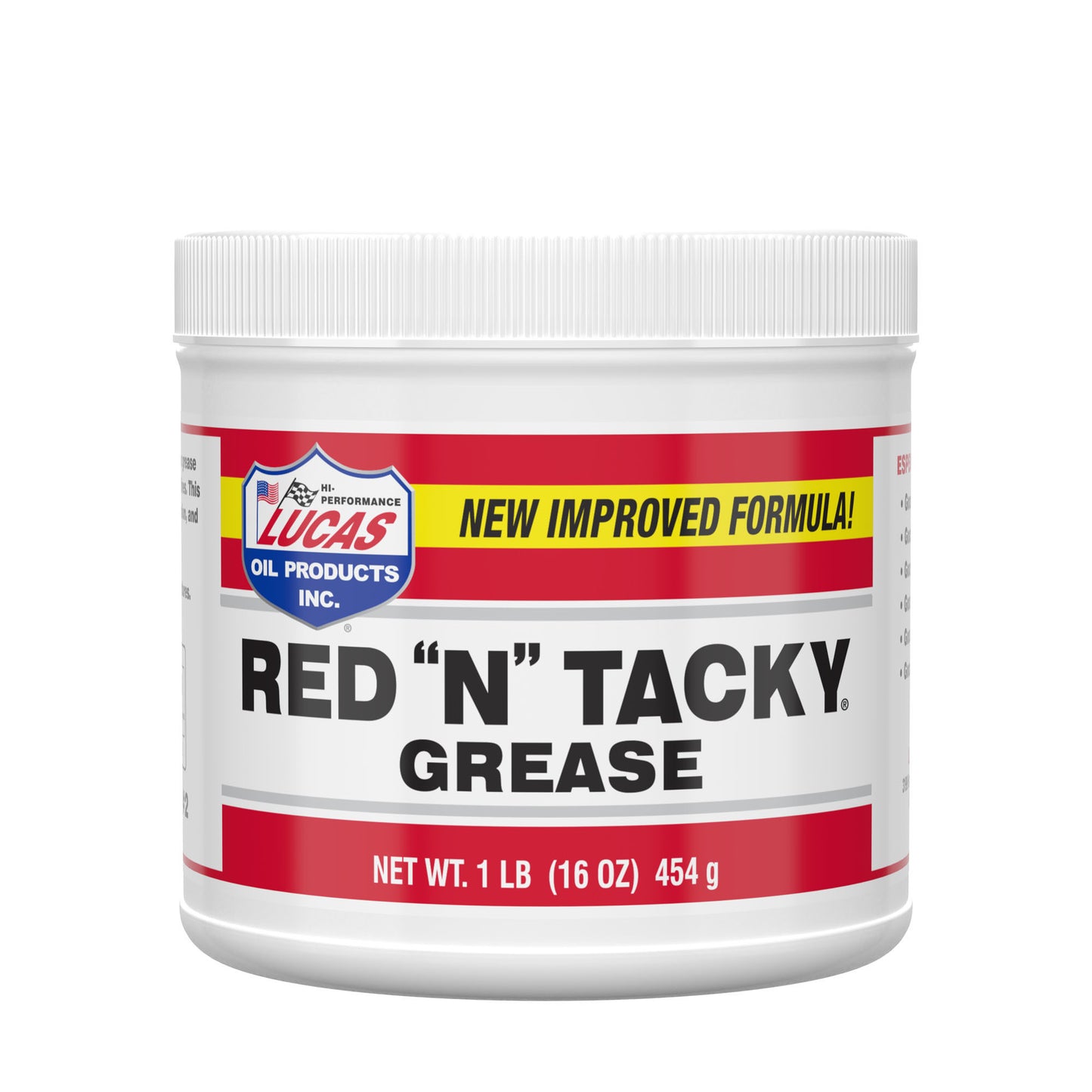 Lucas Oil Grease - Red N Tacky - Conventional - 1 lb Jar - Each