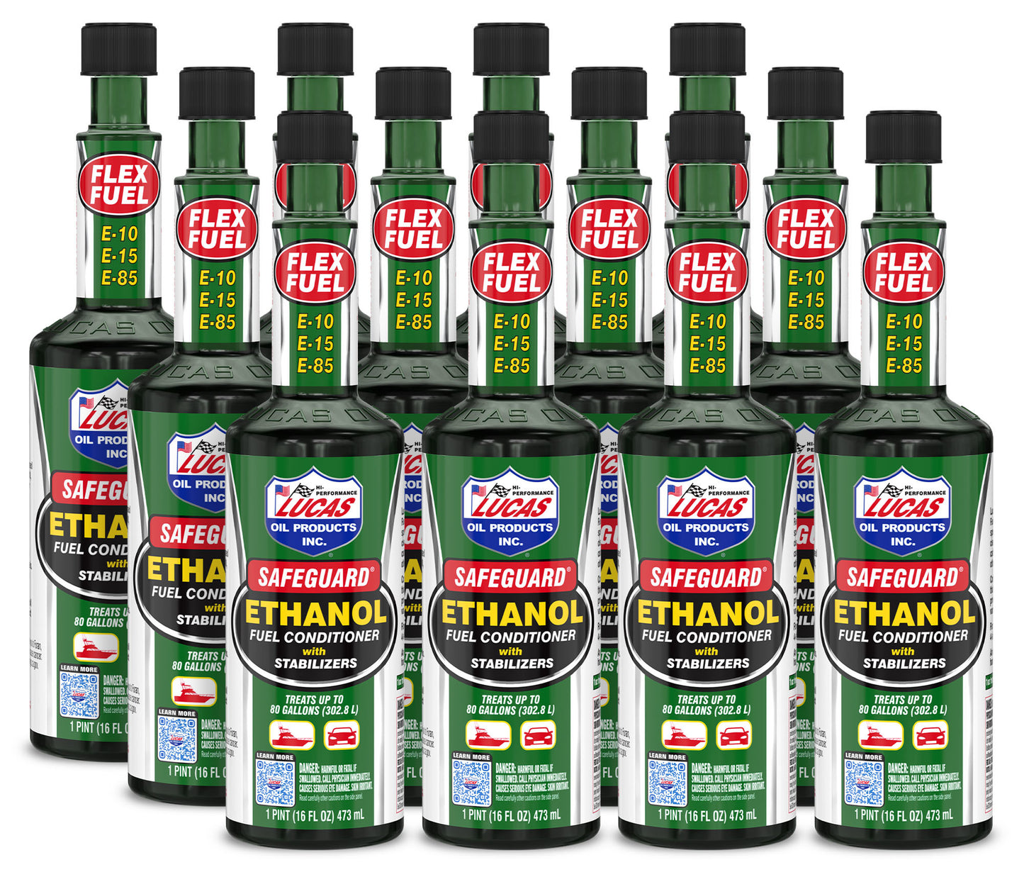 Lucas Oil Fuel Additive - Safeguard Ethanol Fuel Conditioner and Stabilizer - System Cleaner - Stabilizer - Corrosion