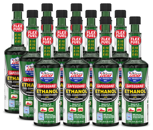 Lucas Oil Fuel Additive - Safeguard Ethanol Fuel Conditioner and Stabilizer - System Cleaner - Stabilizer - Corrosion