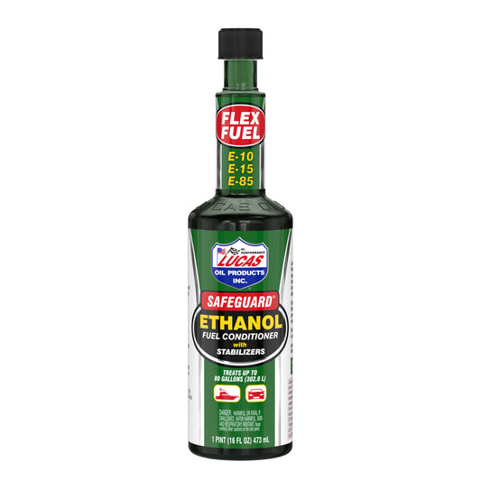 Lucas Oil Fuel Additive - Safeguard Ethanol Fuel Conditioner and Stabilizer - System Cleaner - Stabilizer - Corrosion