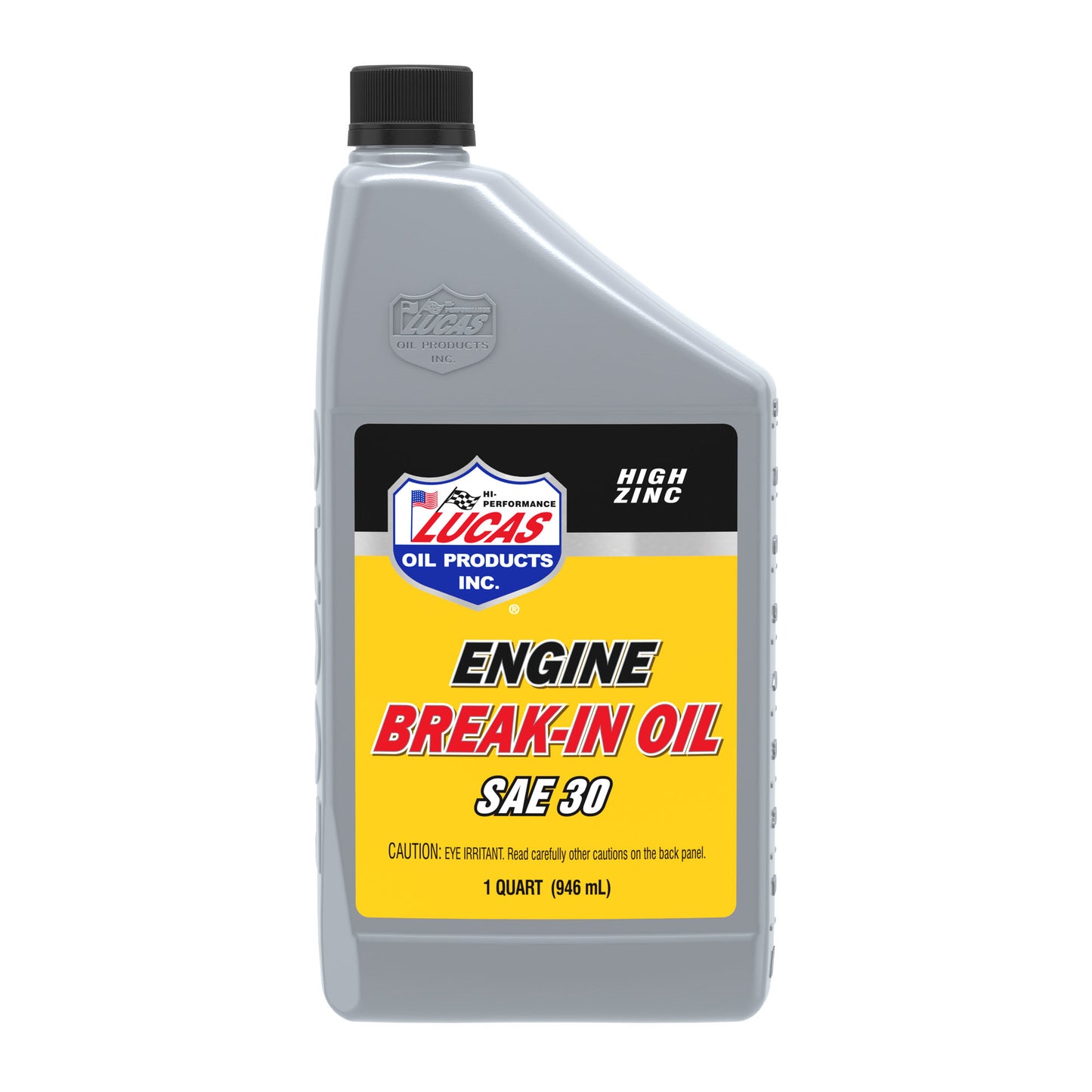 Lucas Oil Motor Oil - Break-In - High Zinc - 30W - Conventional - 1 qt Bottle - Each
