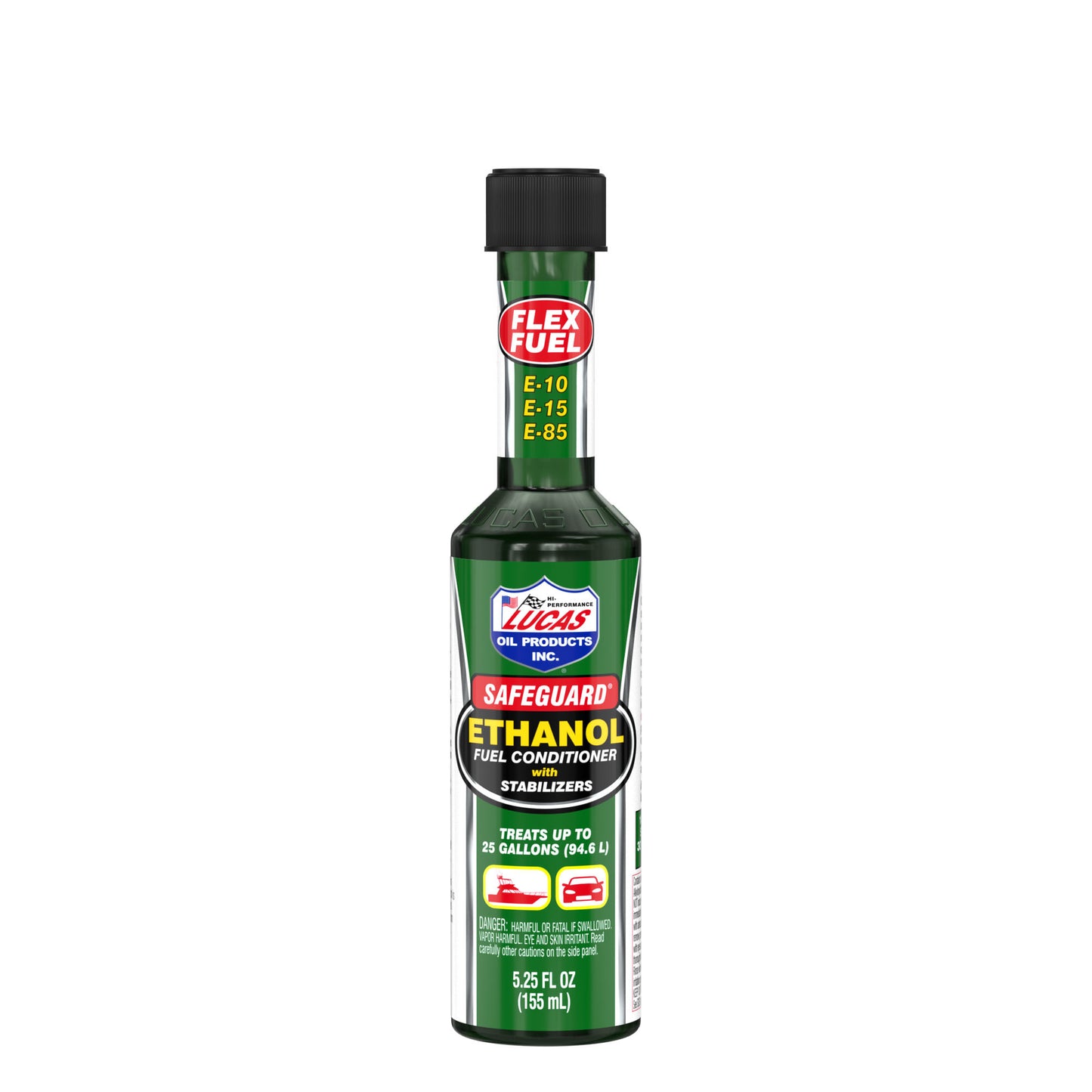 Lucas Oil Fuel Additive - Safeguard - Conditioner / Stabilizer - 5.25 oz Bottle - Ethanol - Each