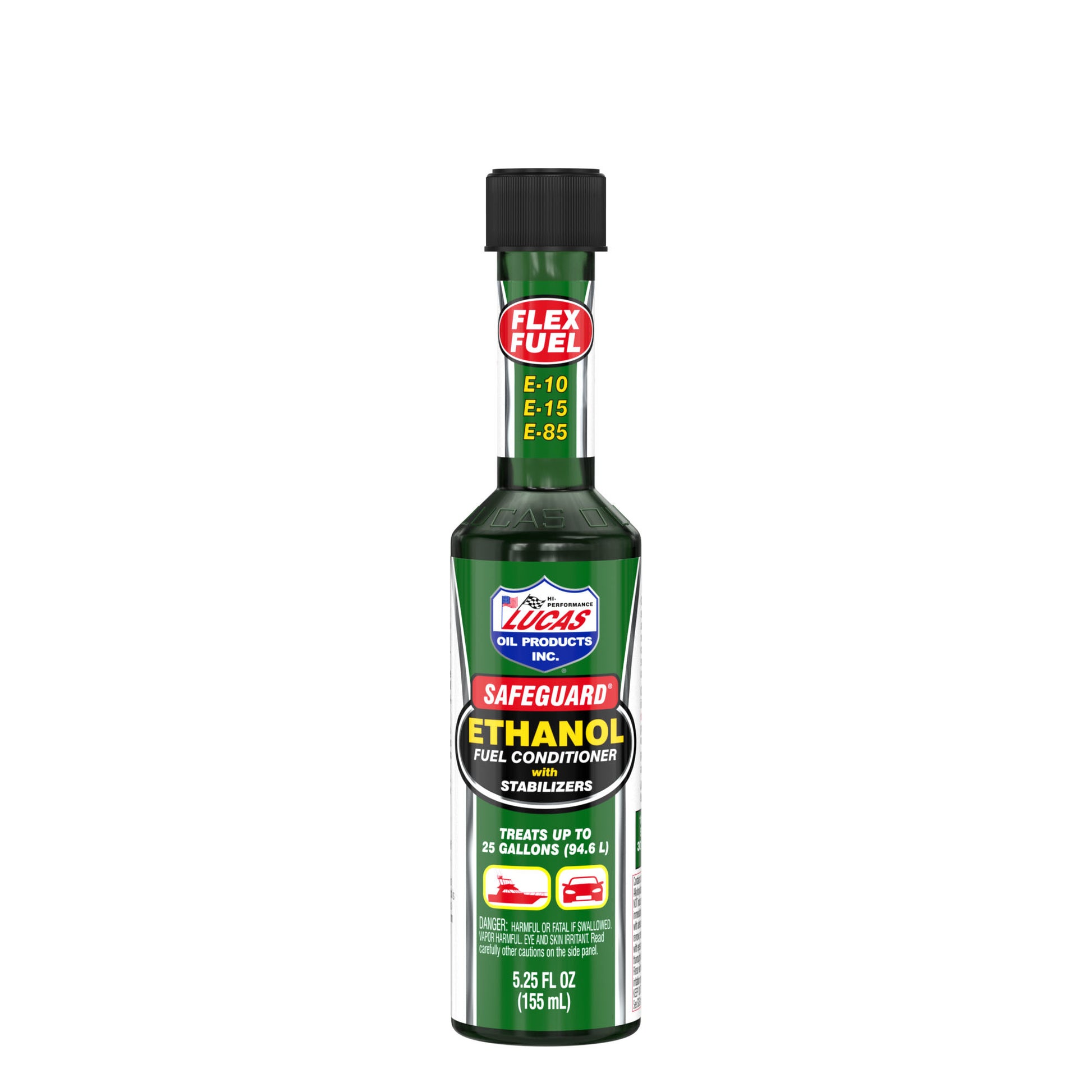 Lucas Oil Fuel Additive - Safeguard - Conditioner / Stabilizer - 5.25 oz Bottle - Ethanol - Each