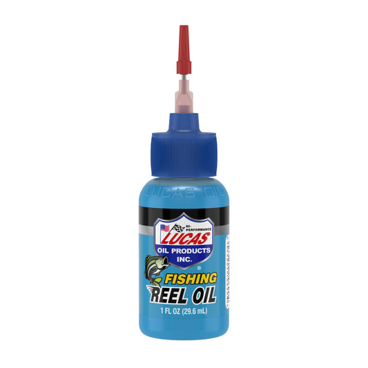 Lucas Oil Fishing Reel Oil - Lubricant / Protectant - 1 oz Squeeze Bottle - Each