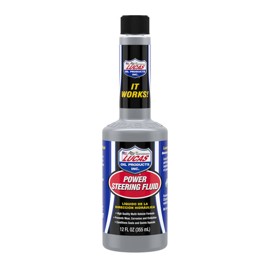 Lucas Oil Power Steering Fluid - 12 oz Bottle - Each