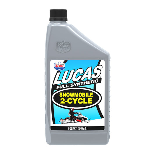 Lucas Oil 2 Stroke Oil - 2-Cycle Snowmobile - Synthetic - 1 qt Bottle - Each