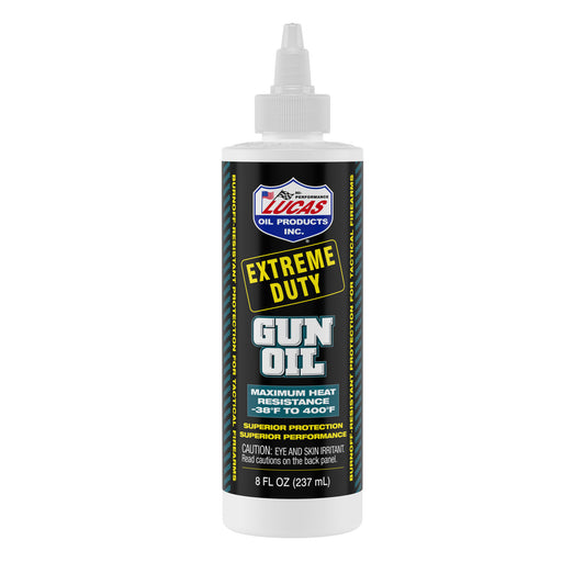Lucas Oil Gun Oil - Extreme Duty - Conventional - 8 oz Squeeze Bottle - Each