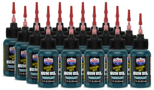 Lucas Oil Gun Oil - Extreme Duty - Conventional - 1 oz Squeeze Bottle - Set of 20