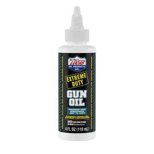 Lucas Oil Gun Oil - Extreme Duty - Conventional - 4 oz Squeeze Bottle - Each