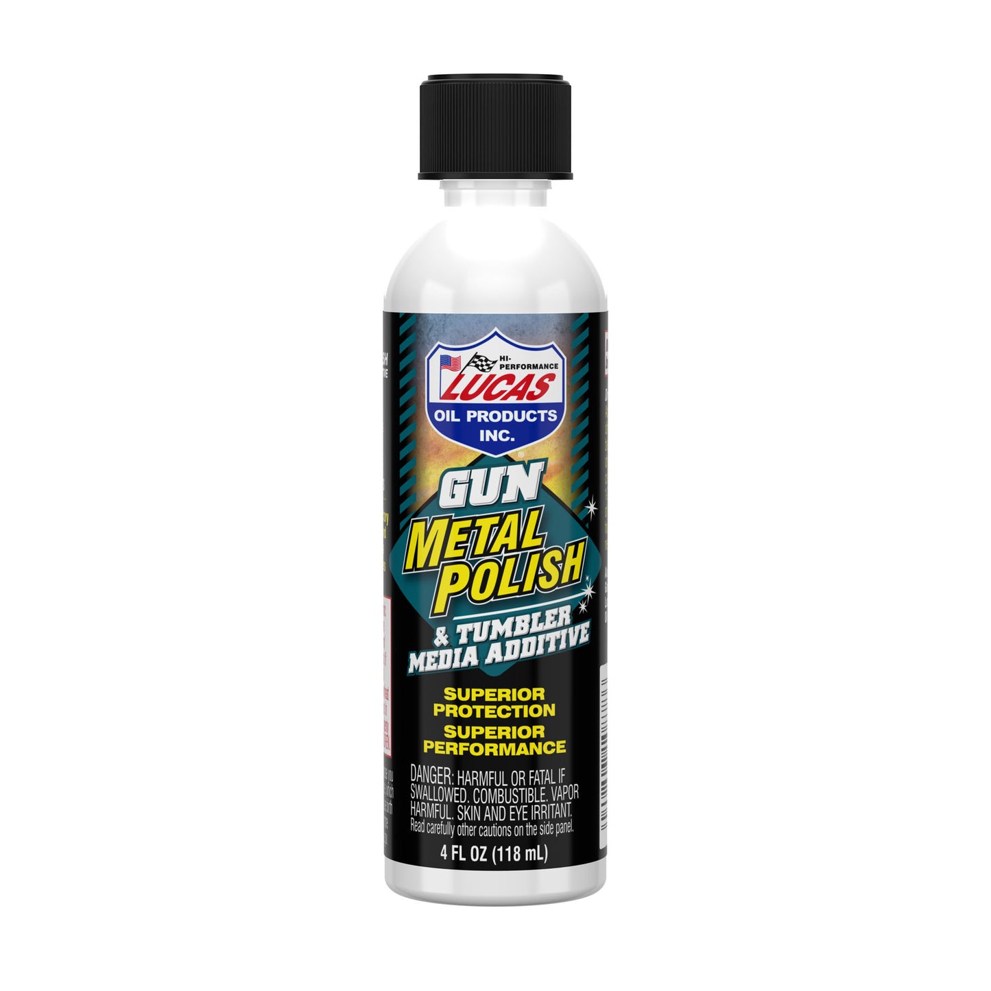 Lucas Oil Metal Polish - Gun Metal Polish - 4 oz Bottle - Each