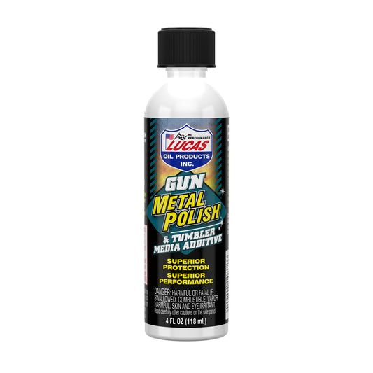 Lucas Oil Metal Polish - Gun Metal Polish - 4 oz Bottle - Each