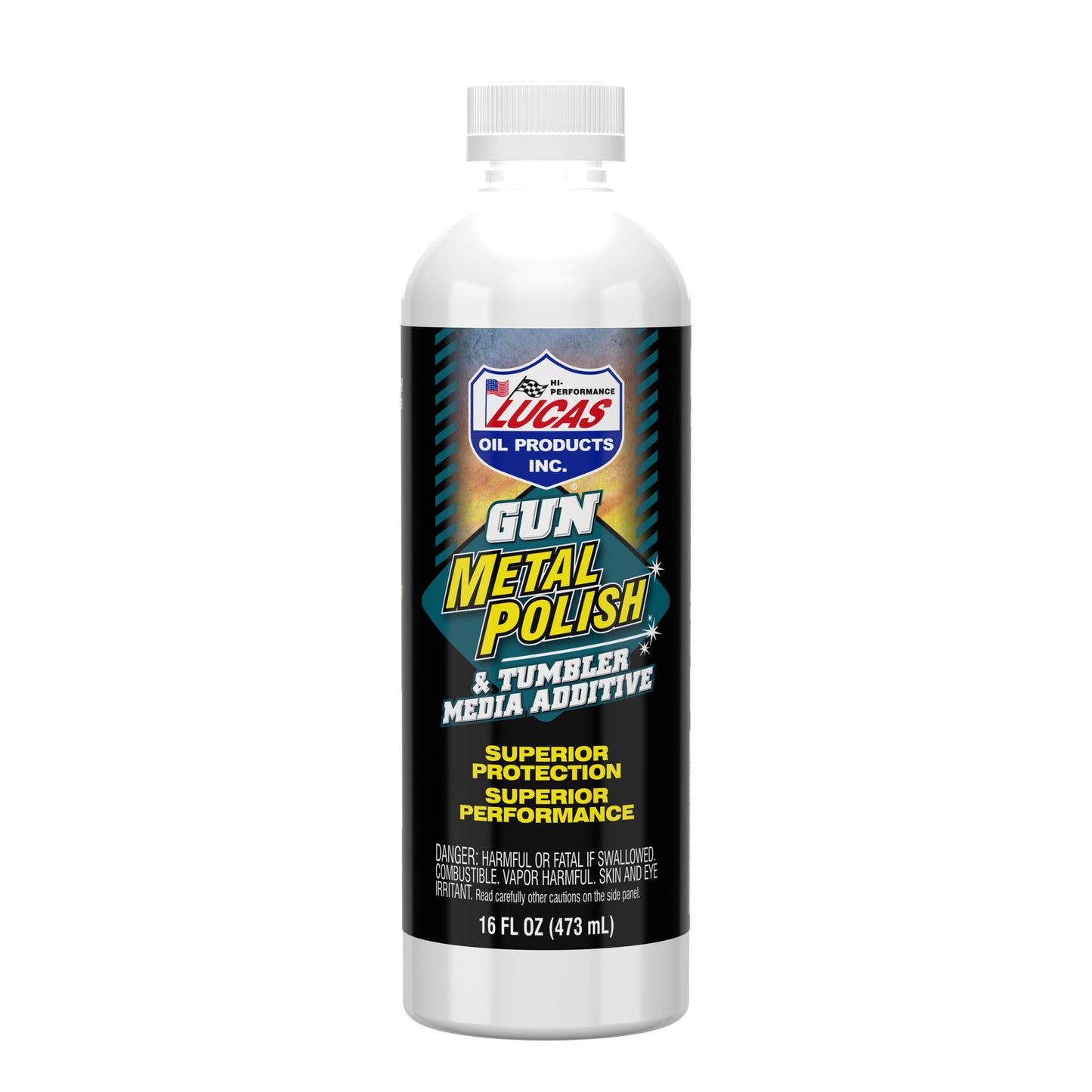Lucas Oil Metal Polish - Gun Metal Polish - 16 oz Bottle - Each