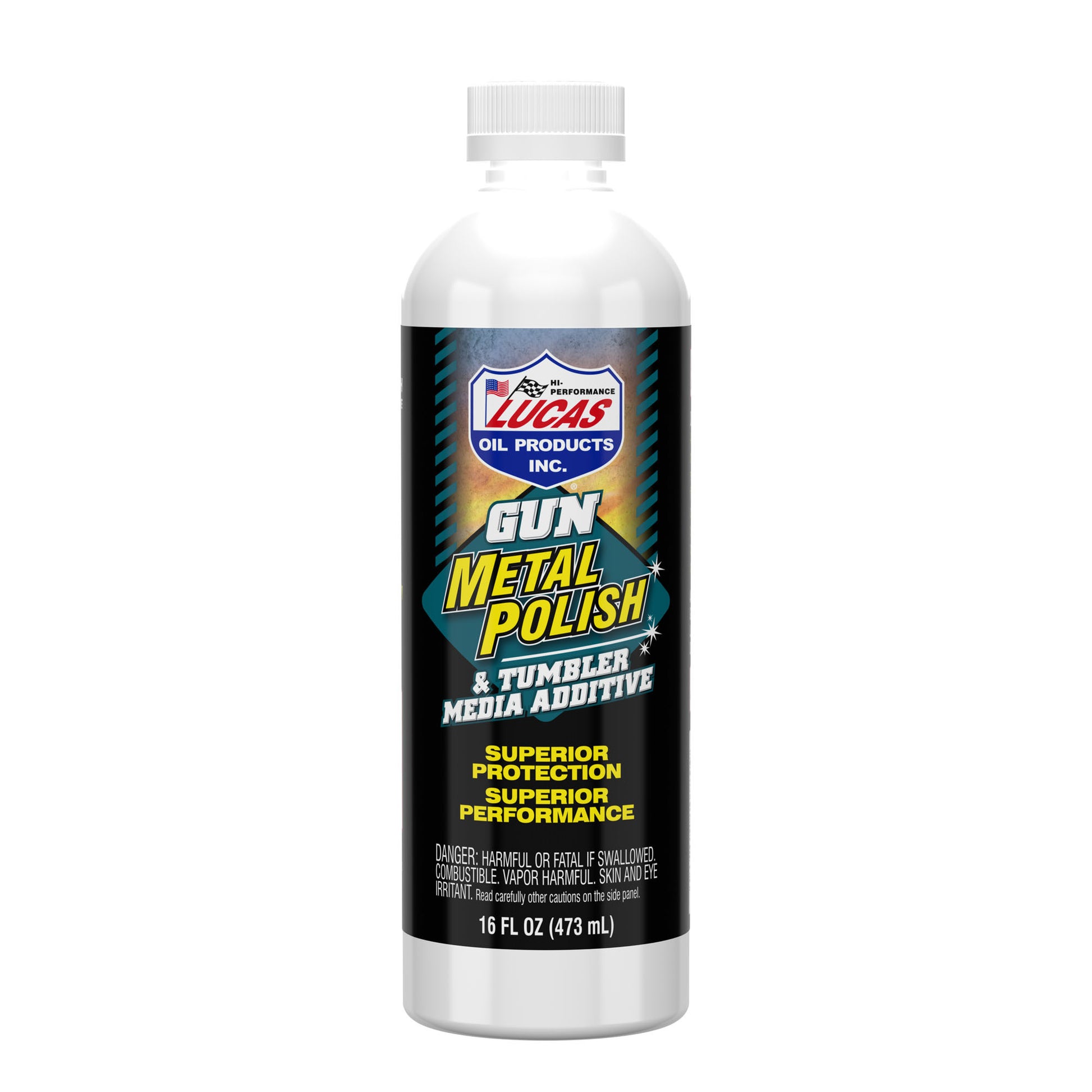 Lucas Oil Metal Polish - Gun Metal Polish - 16 oz Bottle - Each