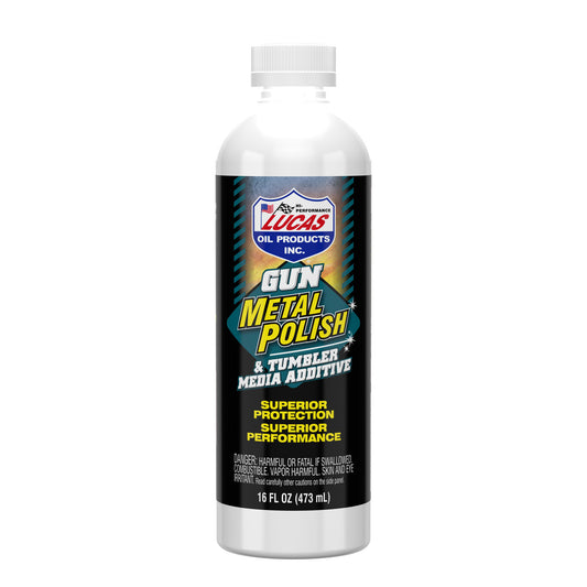 Lucas Oil Metal Polish - Gun Metal Polish - 16 oz Bottle - Each