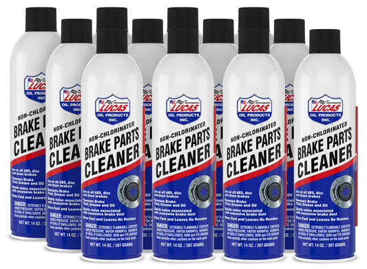 Lucas Oil Brake Cleaner - Non-Chlorinated - 14 oz Aerosol - Set of 12
