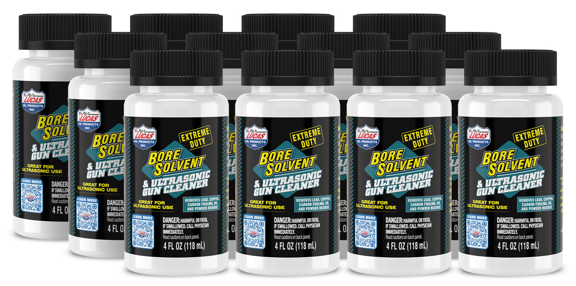 Lucas Oil Gun Cleaner - Extreme Duty Bore Solvent & Ultrasonic Gun Cleaner - Cleaner / Protectant - Grape Scent - 4 oz