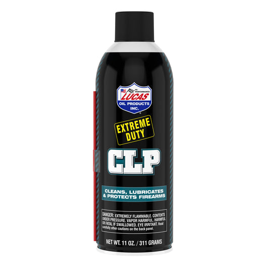 Lucas Oil Gun Cleaner - Extreme Duty CLP - Cleaner / Lubricant / Protectant - 11 oz Aerosol - Each