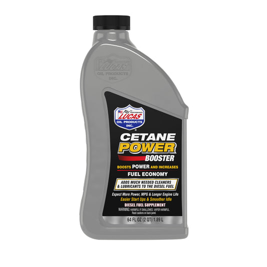 Lucas Oil Fuel Additive - Cetane Power Booster - Diesel Fuel Supplement - System Cleaner - Cetane Booster - Lubricant