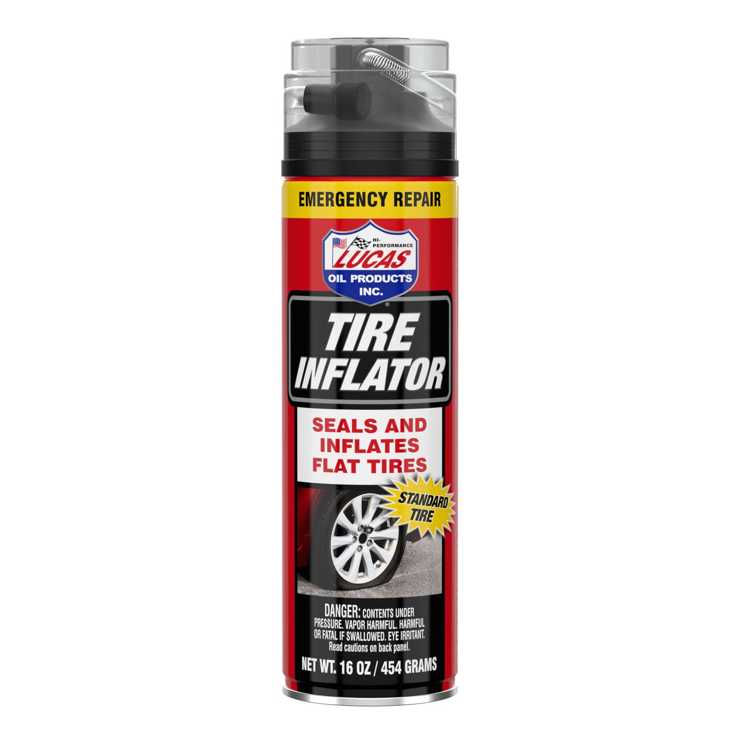 Lucas Oil Sealant - Tire Inflator - 16 oz Aerosol Can - Each