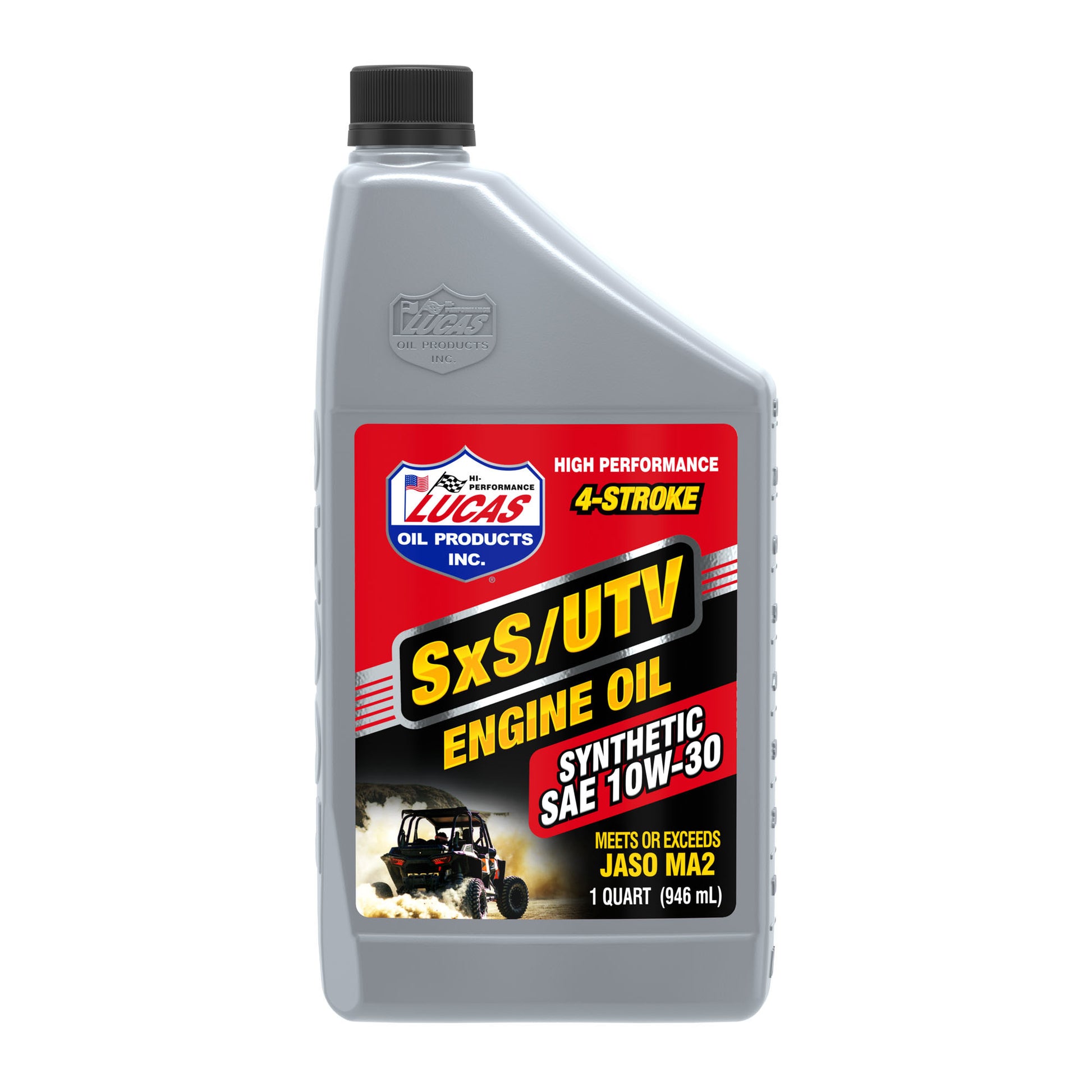 Lucas Oil Motor Oil - SxS - 10W30 - Synthetic - 1 qt Bottle - Each