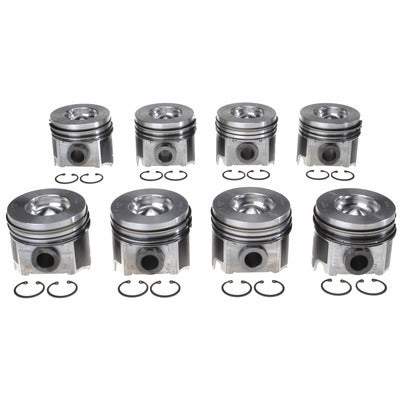 Mahle Original/Clevite Piston and Ring - Forged - Dish - 3.760 in Bore - 3.0 x 2.0 x 3.0 mm Ring Groove - Flat -