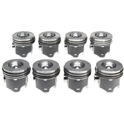 Mahle Original/Clevite Piston and Ring - Forged - Dish - 3.780 in Bore - 3.0 x 2.0 x 3.0 mm Ring Groove - Flat -