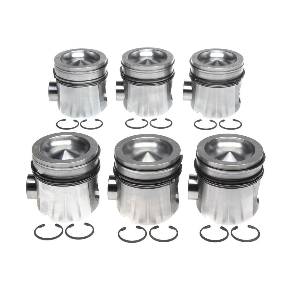 Mahle Original/Clevite Piston and Ring - Forged - Dish - 4.036 in Bore - 3.0 x 2.0 x 3.0 mm Ring Groove - Flat -