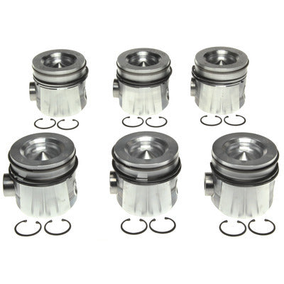Mahle Original/Clevite Piston and Ring - Forged - Dish - 4.233 in Bore - 3.0 x 2.0 x 3.0 mm Ring Groove - Flat -