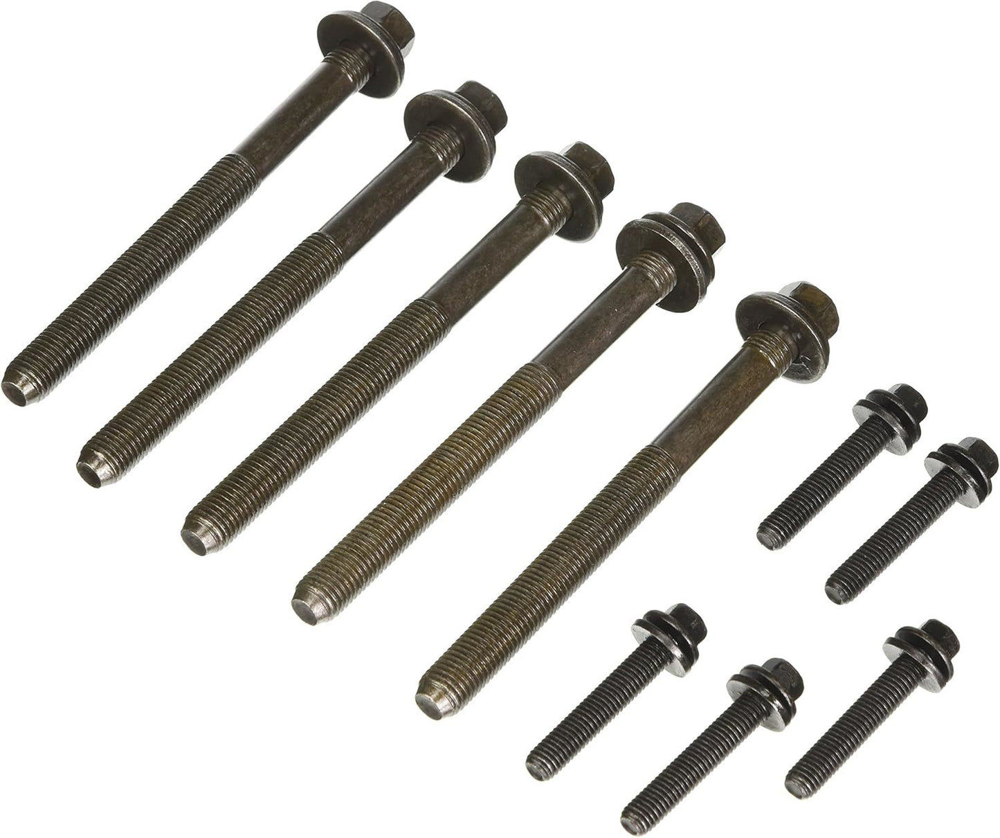 Mahle Original/Clevite Cylinder Head Bolt Kit - Hex Head - Steel - Black Oxide - Mopar Gen III Hemi - Kit