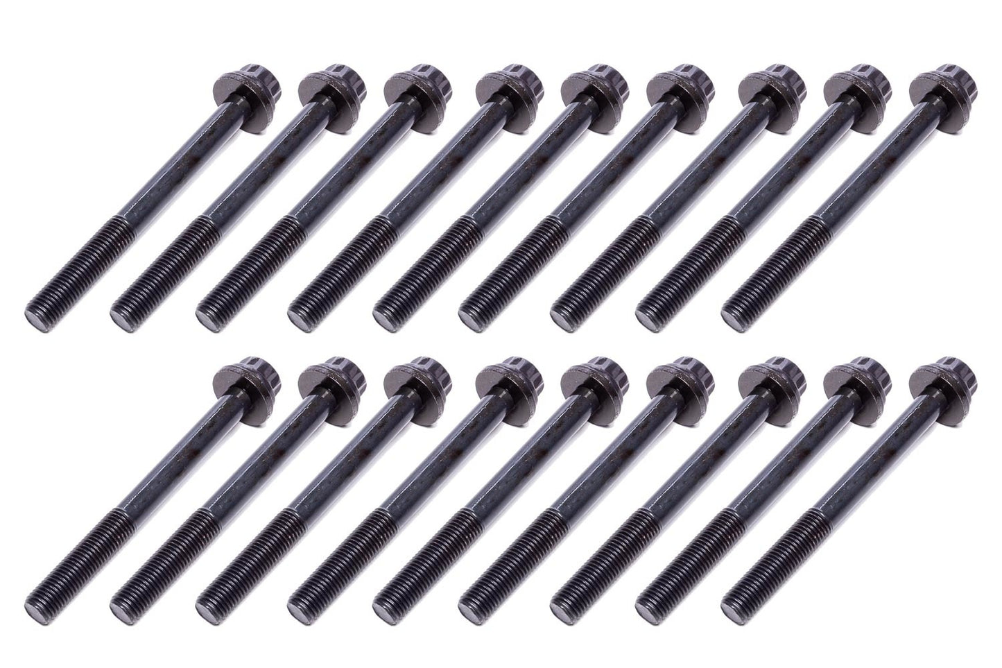 Mahle Original/Clevite Cylinder Head Bolt Kit - Hex Head - Washers Included - Steel - Black Oxide - 6.6 L GM Duramax -