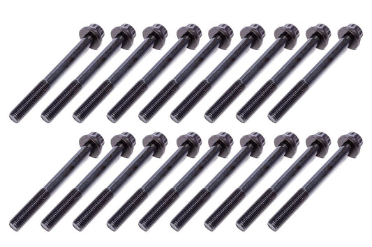 Mahle Original/Clevite Cylinder Head Bolt Kit - Hex Head - Washers Included - Steel - Black Oxide - 6.6 L GM Duramax -