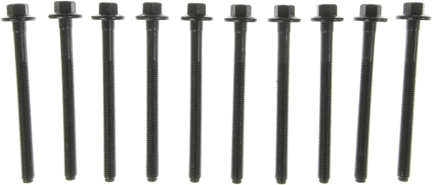 Mahle Original/Clevite Cylinder Head Bolt Kit - Hex Head - Steel - Black Oxide - Ford Coyote - Set of 10